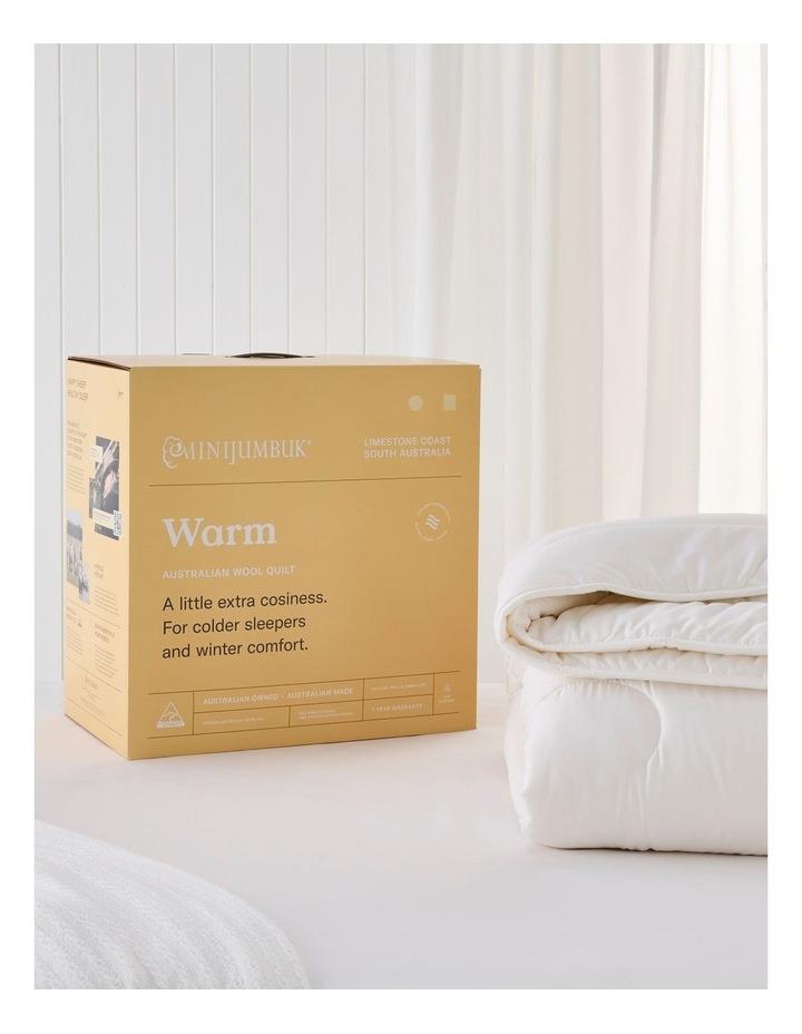 MiniJumbuk Warm Australian Wool Quilt in White single