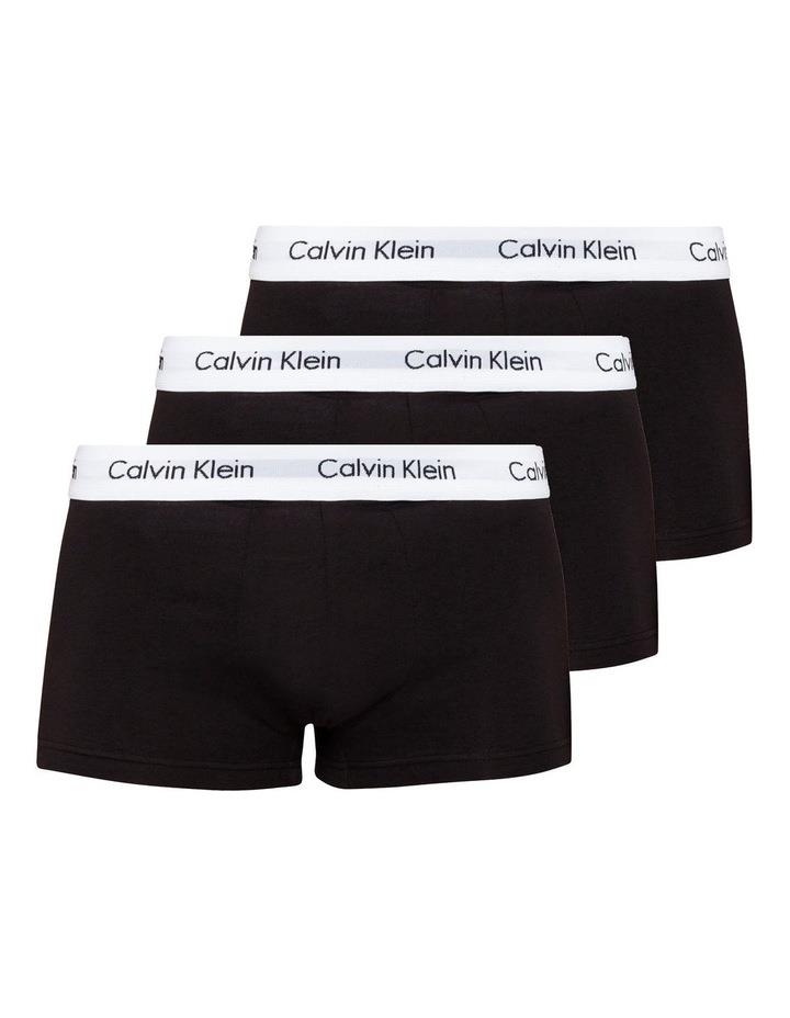 Calvin Klein Cotton Stretch Trunk 3 Pack in Black L
