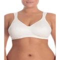 Playtex Ultimate Lift & Support Wirefree Bra in Pearl White Pearl 18 C