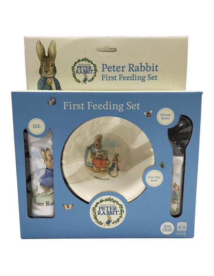 Peter Rabbit First Feeding 3 Piece Set in Cream No Size