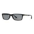 Giorgio Armani EA4047 Black Polarised Sunglasses Black