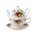 Royal Albert Old Country Roses Tea For One White