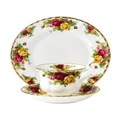 Royal Albert Old Country Roses Cup Saucer & Plate Set White