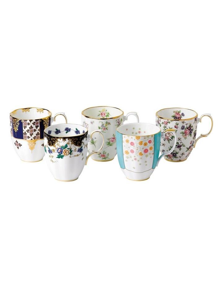 Royal Albert 100 Years (1900-40S) Set Of 5 Mugs Multicolour