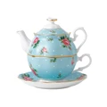 Royal Albert Polka Teapot For One Blue