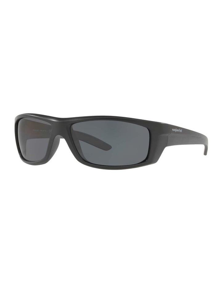 Sunglass Hut Collection HU2007 Black Polarised Sunglasses Black