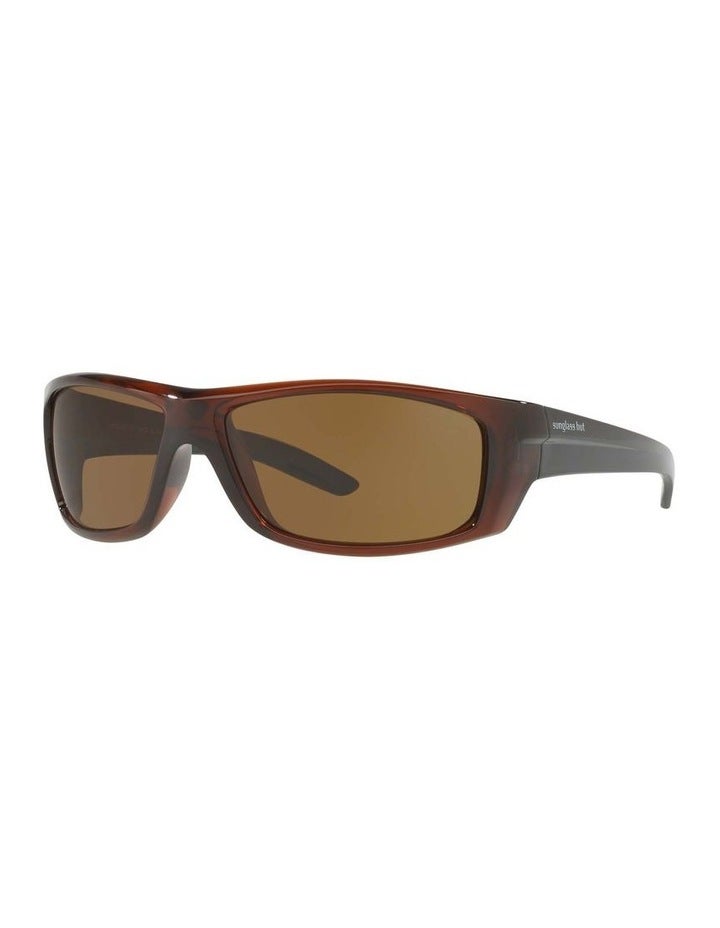 Sunglass Hut Collection HU2007 Brown Sunglasses Brown