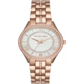 Michael Kors Lauryn Rose Gold Stainless Steel Luxury Watch MK3716 Rose