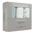 Little Bamboo Whisper Muslin Wrap Sage 3 Pack Sage One Size