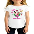TWIDLA Personalised T-Shirts Personalised Disney Kids Minnie Bow Christmas T Shirt White 2