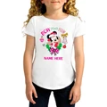 TWIDLA Personalised T-Shirts Personalised Disney Kids Minnie Bow Christmas T Shirt White 2