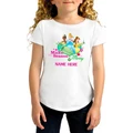 TWIDLA Personalised T-Shirts Personalised Disney Kids Princess T Shirt White 2