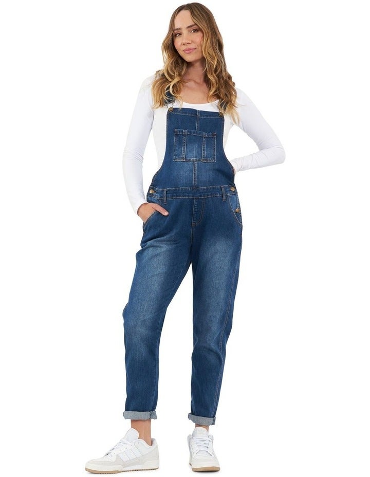 Ripe Denim Overalls in Indigo S