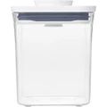 OXO Pop Short Small Square Container 1L in Clear