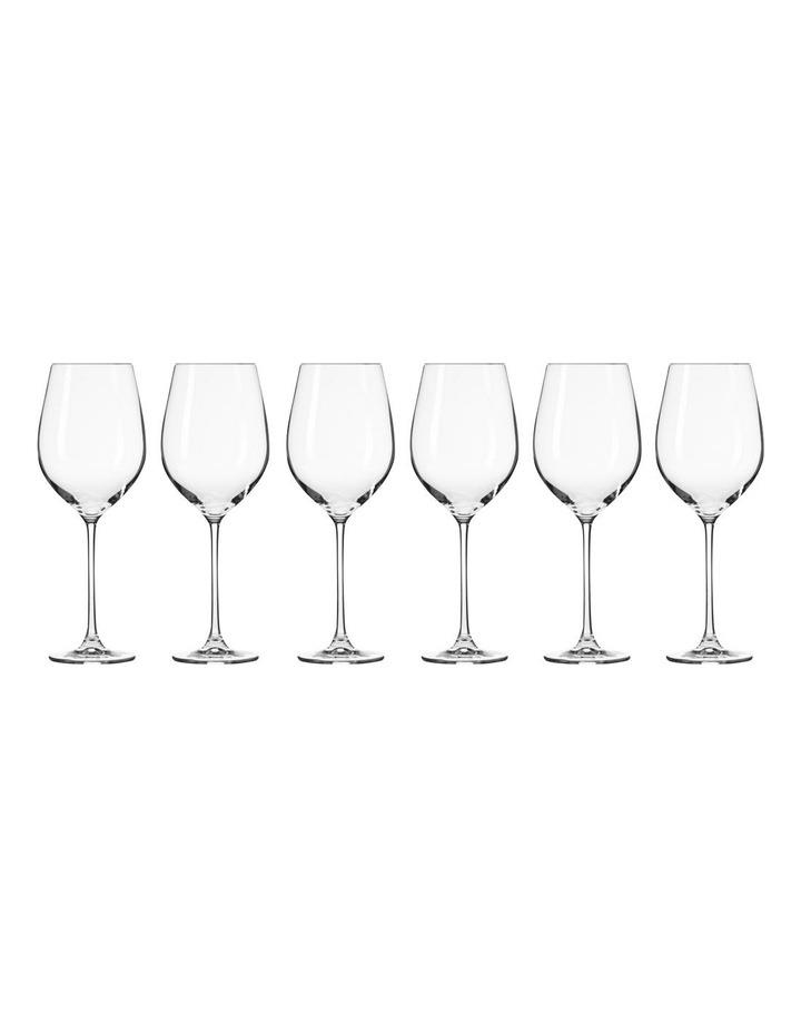 Krosno Splendour Wine Glass 6 Piece Gift Box Set 500m in Clear