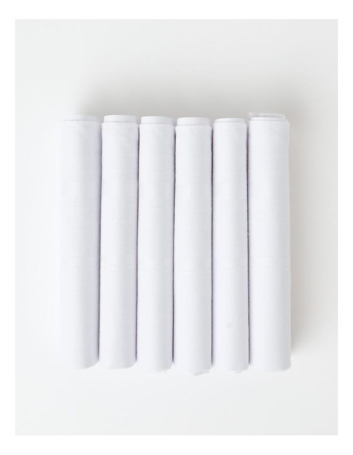Polo White Handkerchiefs 6 Pack White