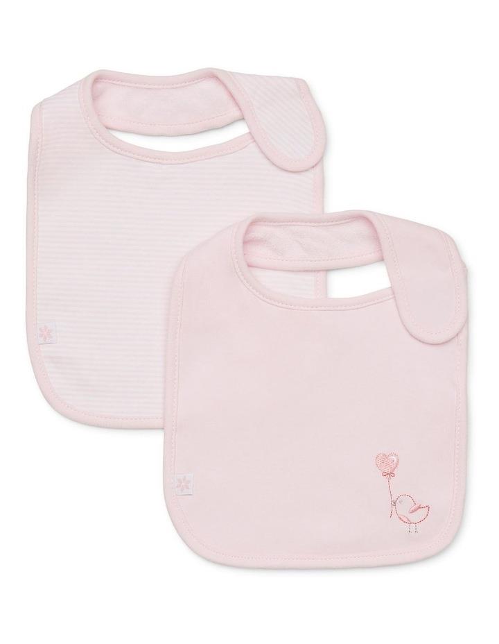 Marquise Birdy Bib 2 Pack in Pink