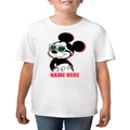 TWIDLA Personalised T-Shirts Boy's Disney Mickey Mouse Personalised Cotton T Shirt White 6