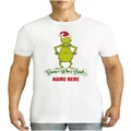 TWIDLA Personalised T-Shirts Men's Dr.Seuss Guess Who's Back Xmas Personalised Cotton T Shirt White L