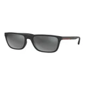 Armani Exchange AX4080SF Black Sunglasses Grey