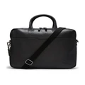 Aquila Montoro Leather Briefcase in Black OSFA