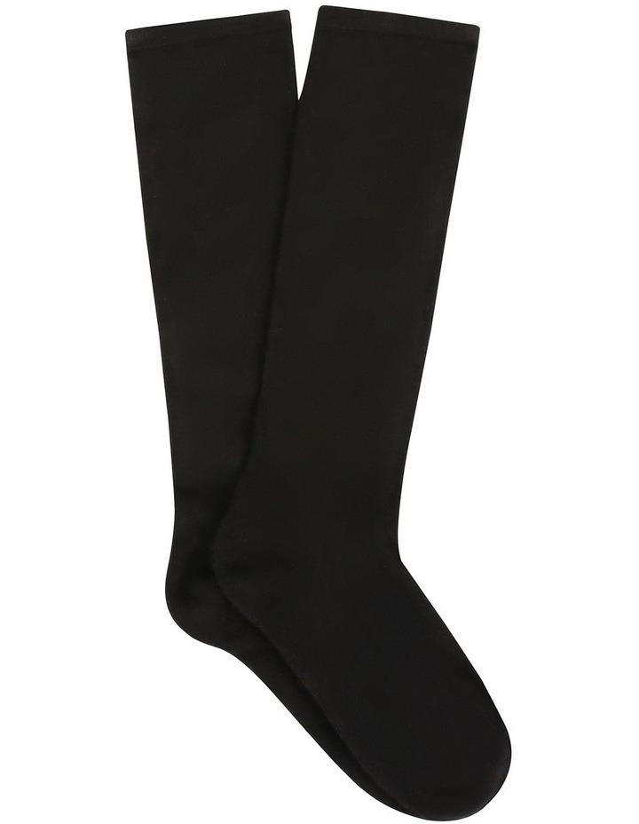 Ambra Bamboo Knee High Socks in Black One Size