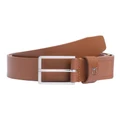 Calvin Klein Formal Leather Belt in Cognac Brown 38