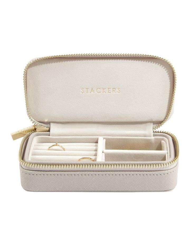 Stackers Medium Travel Case Taupe Jewellery Box Taupe