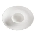 Maxwell & Williams Basics 30cm Gift Boxed Chip and Dip Serving Plate in White