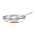 Essteele Per Vita Copper Base Stainless Steel Induction Open French Skillet 28cm Silver