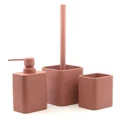 salt&pepper Copenhagen Bathroom Accessories Range Pink Clay Brown Toilet Brush