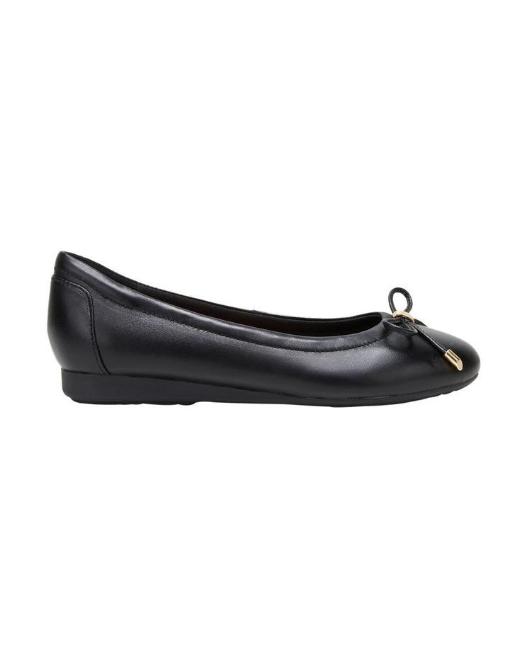 Hush Puppies The Ballet Leather Flats in Black 6