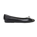 Hush Puppies The Ballet Leather Flats in Black 7.5