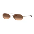 Ray-Ban Octagonal Copper RB3556N Sunglasses Brown