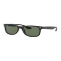 Ray-Ban New Wayfarer Black RJ9052S Kids Sunglasses Green