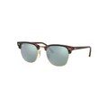 Ray-Ban Clubmaster Brown RB3016 Sunglasses Green