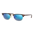 Ray-Ban Clubmaster Brown RB3016 Sunglasses Blue