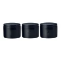 Maxwell & Williams Epicurious Set Of 3 Canister Gift Boxed 600ml in Black