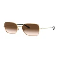Dolce & Gabbana DG2242 Gold Sunglasses Brown