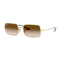 Ray-Ban Square 1971 Gold RB1971 Sunglasses Brown