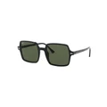 Ray-Ban Square II Black RB1973 Sunglasses Green