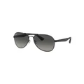 Ray-Ban RB3549 Black Polarised Sunglasses Grey
