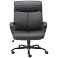 OOS Living Puresoft PU-Padded High-Back Office Chair Black