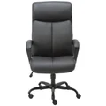 OOS Living Puresoft PU-Padded High-Back Office Chair Black