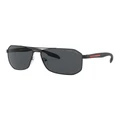 Prada Linea Rossa PS 51VS Black Polarised Sunglasses Grey