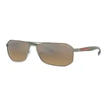 Prada Linea Rossa PS 51VS Grey Polarised Sunglasses Brown