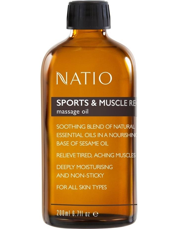Natio Sports & Muscle Recovery Massage Oil