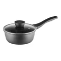 The Cooks Collective Classic Non-Stick Saucepan with Lid 20cm/2.7L in Black