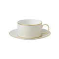 Wedgwood Gio Gold Teacup & Saucer Tea Set