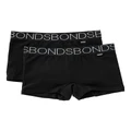 Bonds Kids New Hipster Sports Shorts 2 Pack in Black 12-14